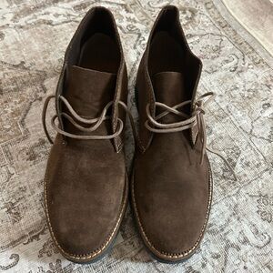 Clark's Men's Brown Suede Chuka Boots